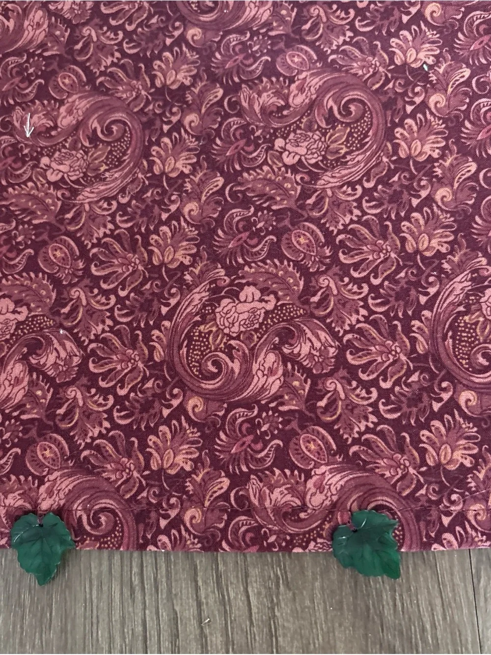 Handmade rich red